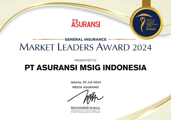 MSIG Indonesia Received Another Award in the “Insurance Market Leaders Award 2024” Event